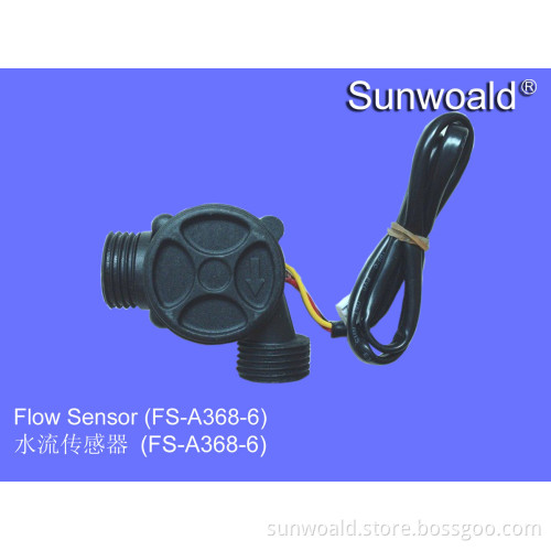 1/2" Hall plastic water liquid flow sensor